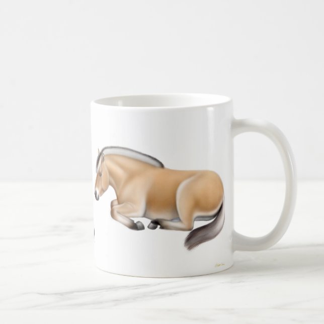I Love Fjord Horses Mug (Right)