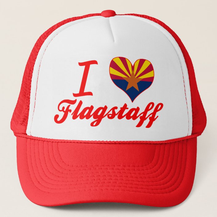 I Love Flagstaff, Arizona Trucker Hat | Zazzle.com