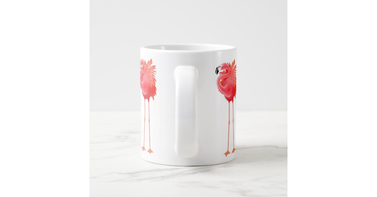 I Love Flamingos Jumbo Mug | Zazzle