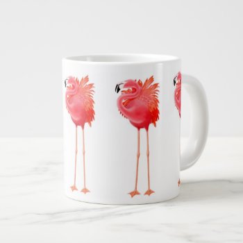 I Love Flamingos Jumbo Mug by teapotsbytpcstudio at Zazzle