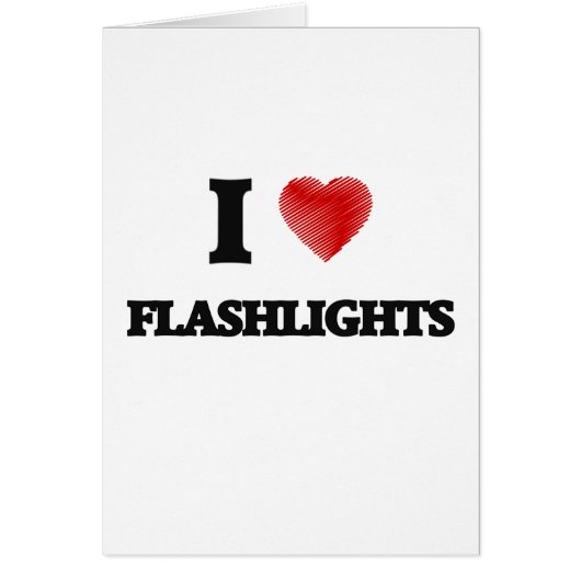 I love Flashlights Cards (Front)