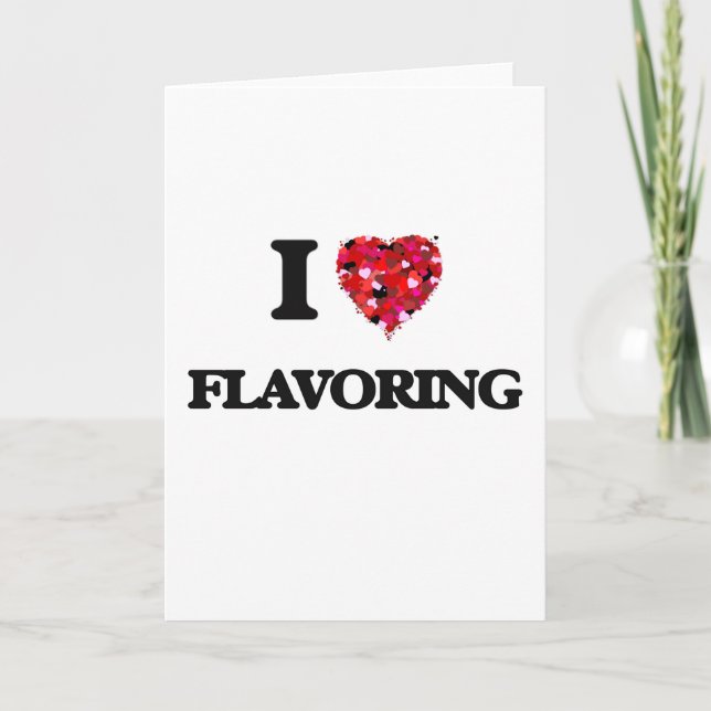 I Love Flavoring Card (Front)