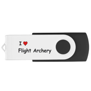I Love Flight Archery USB Flash Drive