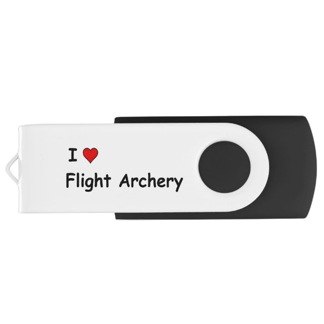I Love Flight Archery USB Flash Drive (Back)
