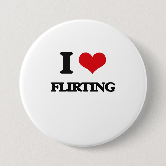 i LOVE fLIRTING Button (Front)