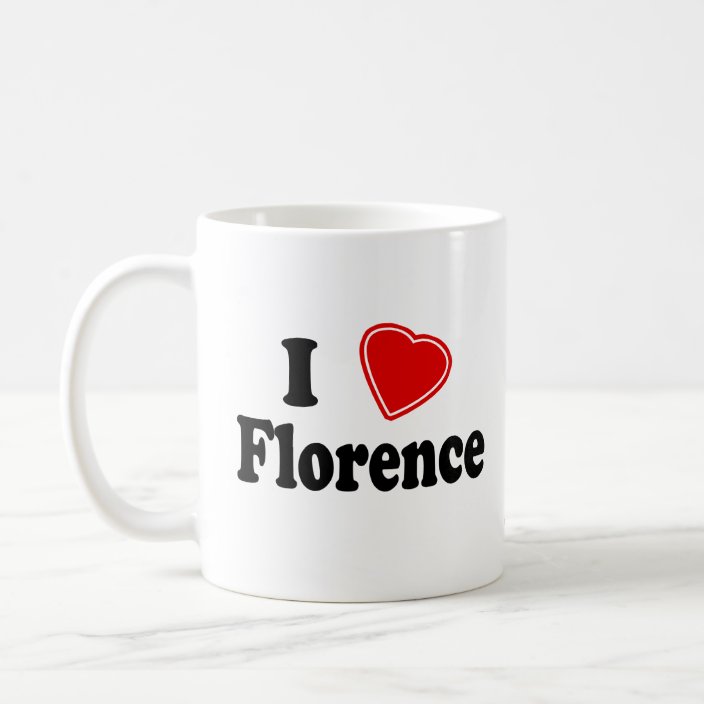 I Love Florence Coffee Mug