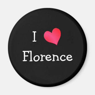 I Love Florence Magnet