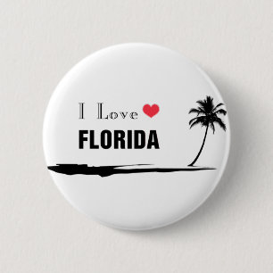 I Love Florida Button