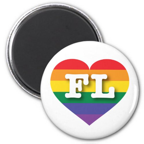 I love Florida Gay Pride Magnet