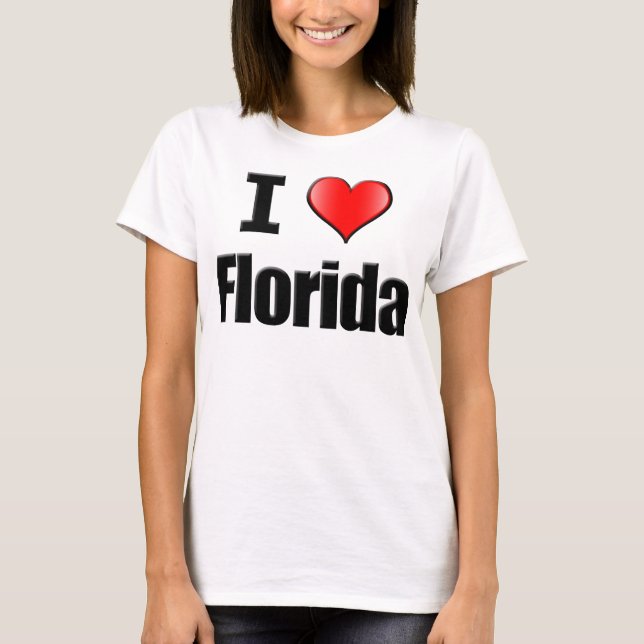 I Love Florida T-Shirt - Women (Front)