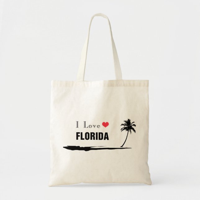 I Love Florida Tote Bag (Front)