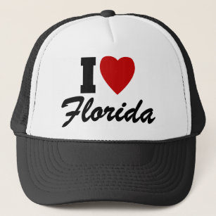 I Love Florida Trucker Hat