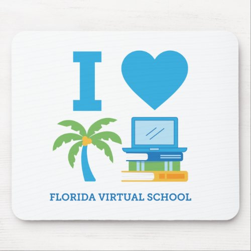 I Love Florida Virtual School Mousepad 