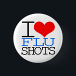 I Love Flu Shots Button<br><div class="desc">Use this to help promote flu vaccination</div>