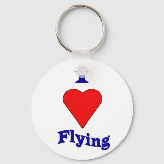 I love flying keychain