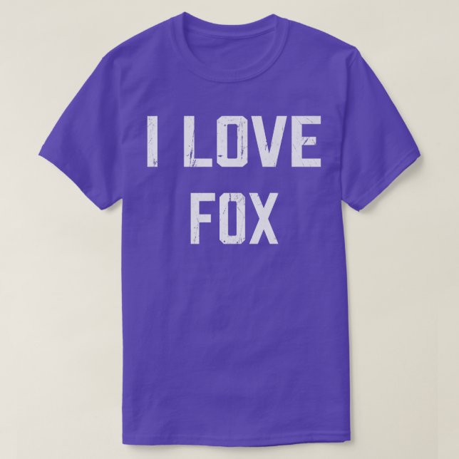 I Love Fo Family Son Daughter Boy Girl Baby Name T-Shirt (Design Front)