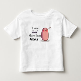 I LOVE FOOD DWELLS THAN PEOPLE “kawaii Potato " Toddler T-shirt