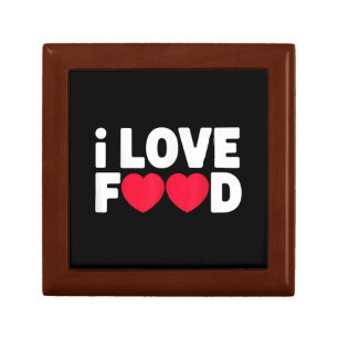 I Love Food Funny Foodie Gift for Men Box