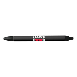 I Love Food Funny Foodie Gift for Men Pen
