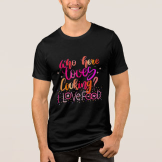 I Love Food Tri-Blend Shirt