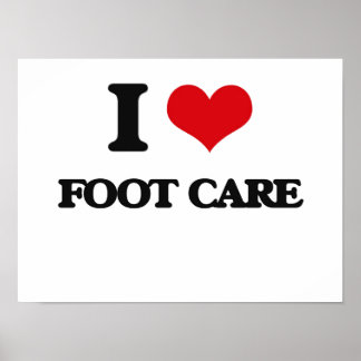 i LOVE fOOT cARE Poster