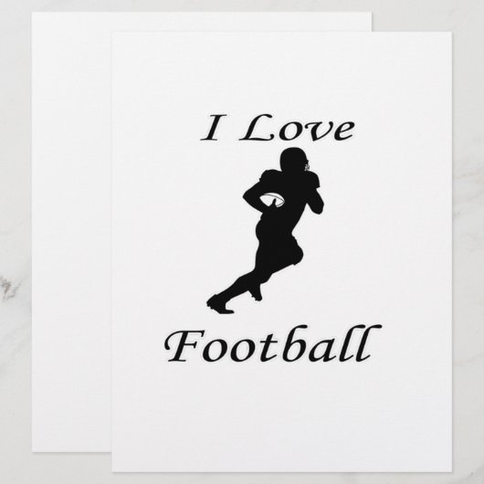 I Love Football (Front/Back)