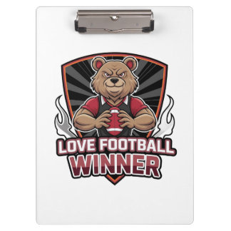 I love football clipboard