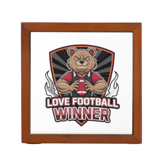 I love football desk organizer