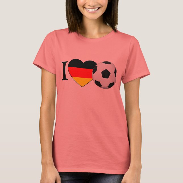 I Love Football Germany T-Shirt (Front)