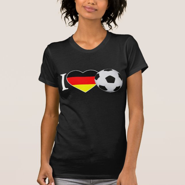 I Love Football Germany T-Shirt (Front)