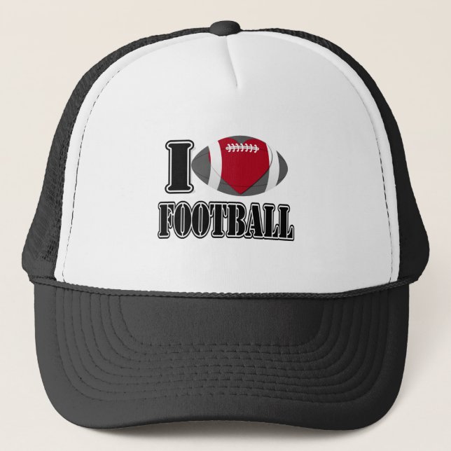 I Love Football - Hat (Front)