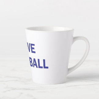 I love football latte mug