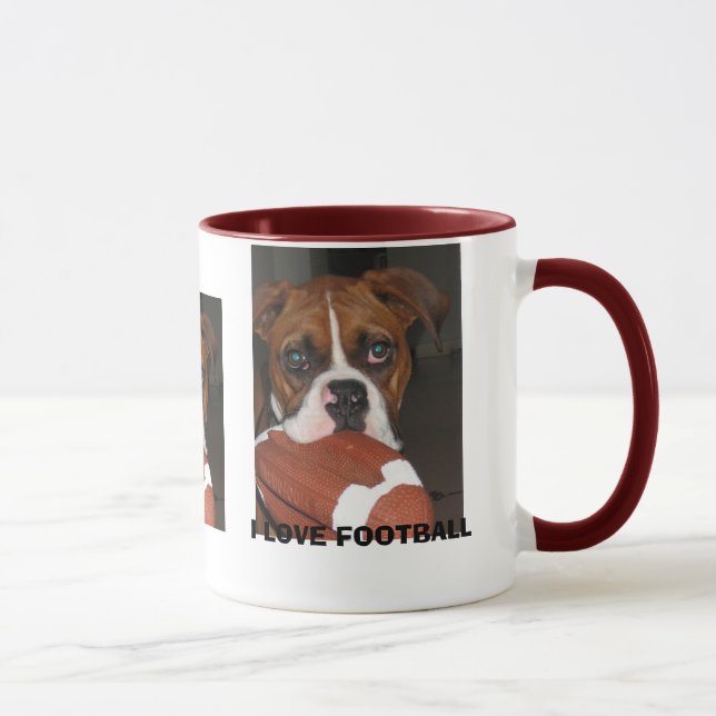  I LOVE FOOTBALL MUG (Right)