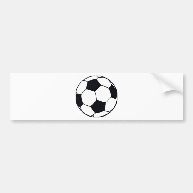 I Love Football (Soccer) Heart of the Game: I Love Bumper Sticker (Front)