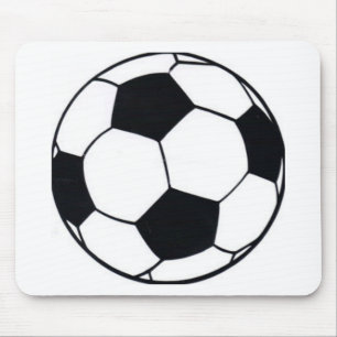 I Love Football (Soccer) Heart of the Game: I Love Mouse Pad