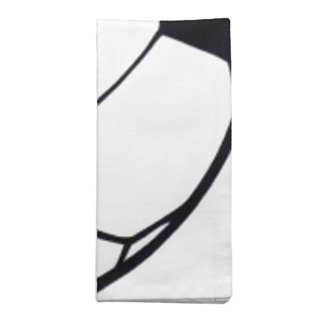 I Love Football (Soccer) Heart of the Game: I Love Napkin (Folded)