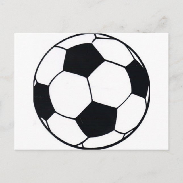I Love Football (Soccer) Heart of the Game: I Love Postcard (Front)