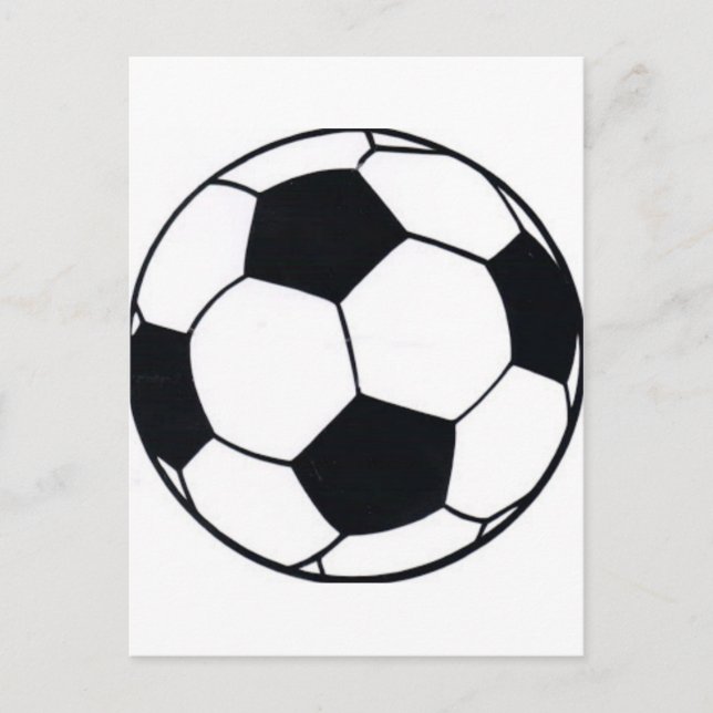 I Love Football (Soccer) Heart of the Game: I Love Postcard (Front)