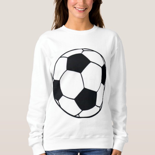 I Love Football (Soccer) Heart of the Game: I Love Sweatshirt (Front)