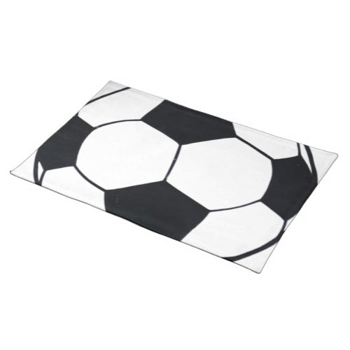 I LOVE FOOTBALL SOCCER PLACEMAT