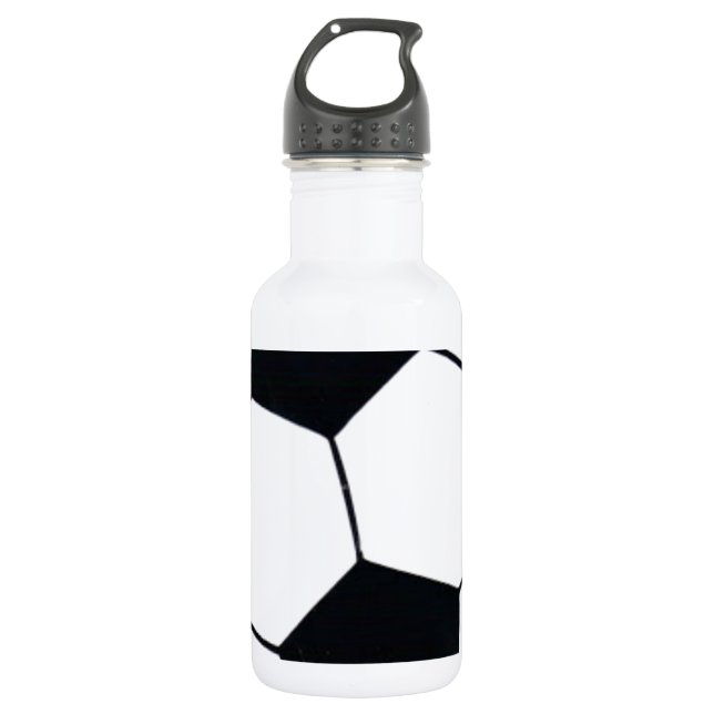 I Love Football (Soccer) Water Bottle (Front)