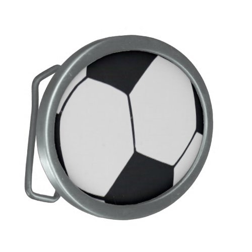 I LOVE FOOTBALL SOCCER Wear Your Passion Oval Belt Buckle
