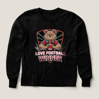 I love football Tri-Blend shirts