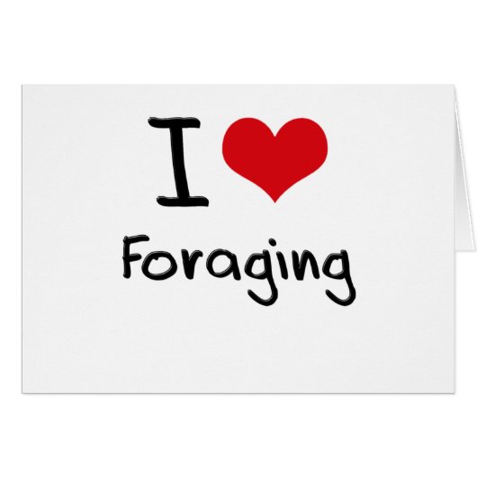 I Love Foraging Cards (Front Horizontal)