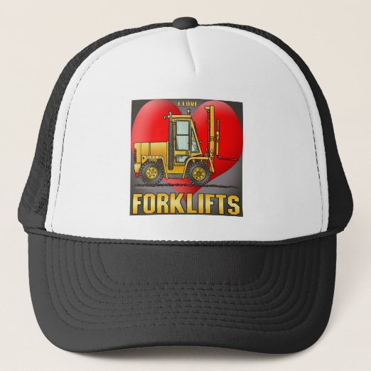 Forklift Hats & Caps Zazzle