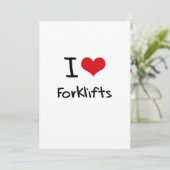 I Love Forklifts (Standing Front)