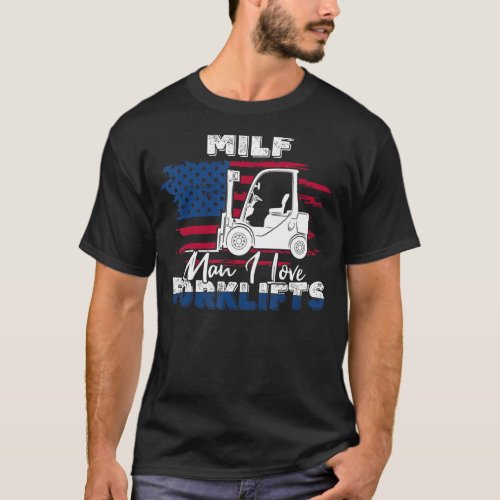 I Love Forklifts   Forklift Truck T_Shirt