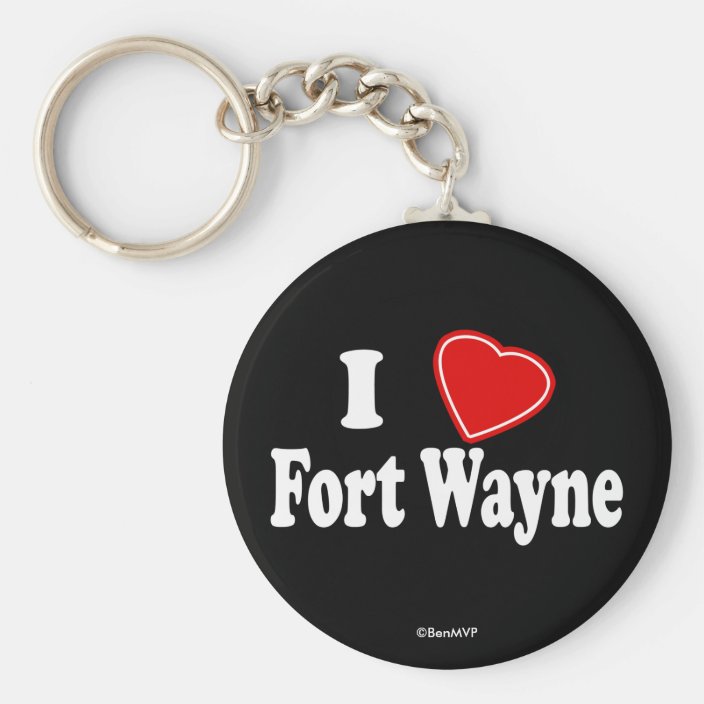 I Love Fort Wayne Key Chain