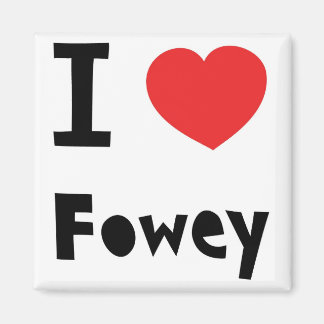 I love Fowey Magnet