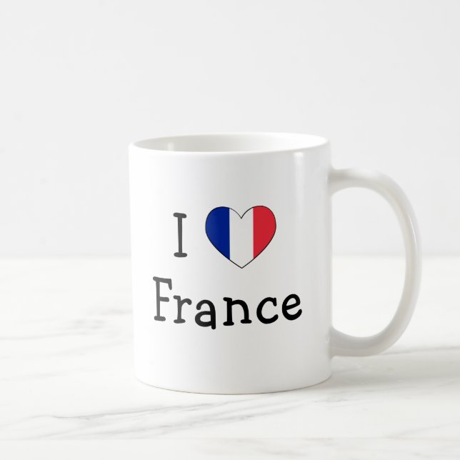 I Love France Coffee Mug (Right)